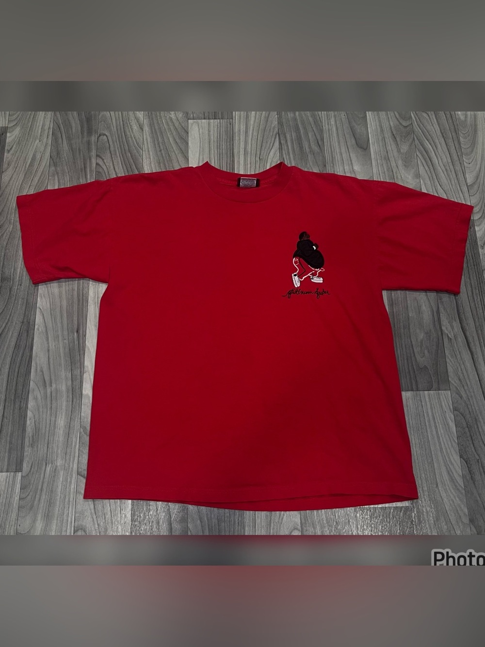SIZE LARGE MENS VINTAGE FUBU PLATINUM FAT ALBERT INTEX HEAVY WEIGHT SHIRT